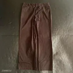 US古着 90's Croft&Barrow ワイドワークパンツ ブラウン
