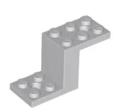レゴ　76766　ブラケット　2x5x3分の7　グレー　10個