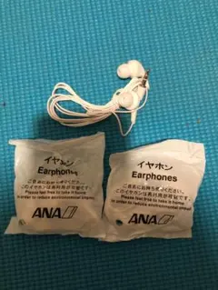 未使用のANA 機内イヤホン3点セット