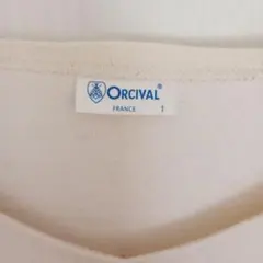 最終価格　ORCIVAL アイボリー Vネック 　長袖 サイズ1