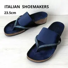 ITALIAN SHOEMAKERS【23.5cm】トングサンダル　ネイビーのサムネイル