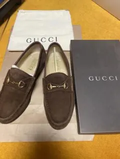 GUCCI ブラウン ローファー 35.5 保存袋付き