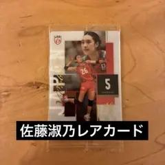 日本代表女子バレー ツインウエハース 2026 佐藤淑乃　レア