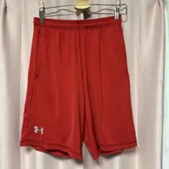 UNDER ARMOUR レッドショートパンツ LG