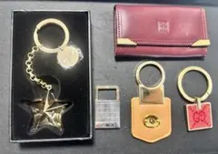 未使用 GUCCI グッチ クリスティーナ キーホルダー リング 猫