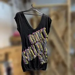 ANAP 半袖 Tシャツ ブラック ロゴプリントのサムネイル