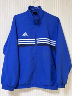 adidas ウィンドブレーカー ブルー Lサイズのサムネイル