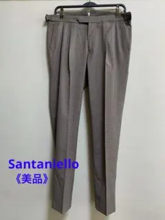 《美品 Lサイズ》Santaniello サンタニエッロ イタリア製スラックスのサムネイル