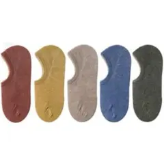 [ＹｉＴｏｎｇ] レディースフットカバー 5足セットシンプル カジュアル吸汗性