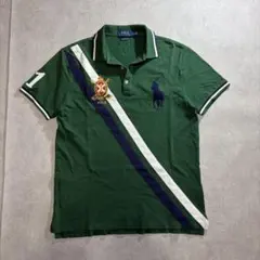 希少rare 人気 イギリス国旗 ビックポニー ラルフローレン ポロシャツ