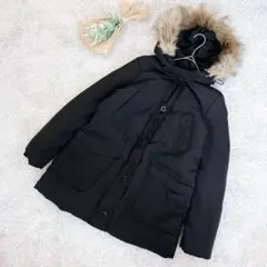 A3282【トミーヒルフィガー】値下げ✨中綿ジャケット/フード付き/M/フーディ