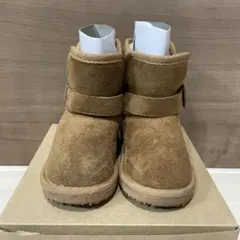 ベビーブーツ　14cm　ムートン　ボアベルトブーツ　ブランシェス　RADCHAP