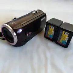 SONY HDR-CX180 ビデオカメラ バッテリー2個 ACアダプター付 - メルカリ