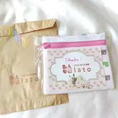 ハンドメイド　雑貨　ポーチ　ファスナー　カードケース　白　ピンク　新品　未使用