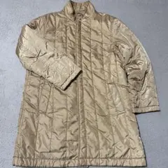 ✨極美品✨クロコダイル リバーシブル 中綿 ハーフコート M ベージュ