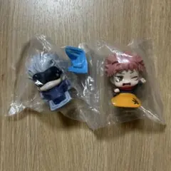 呪術廻戦 五条悟 虎杖悠二　ガチャガチャ おねむたん　2点セット