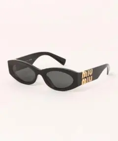 MIU MIU サングラス ブラック ゴールド新品　現行のサムネイル