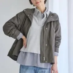 ROPE’ PICNICベーシックマウンテンパーカー チャコール