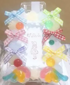 ホイップデコ　硬質ケース　B8 ハンドメイド　カラフルウィング