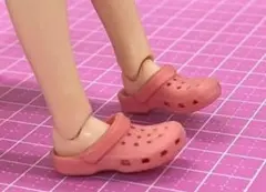 ミニチュア★リカちゃんに★ブライスに★アイシードールに★クロックス風サンダル