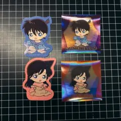 名探偵コナン ちぢませ隊 ステッカーー 4枚セット