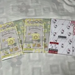 サンリオ　キティ、ポムポムプリン２つ　レターセット