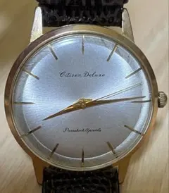 ヴィンテージCitizen Deluxe 手巻き腕時計 14KGF 23石 Citizen Deluxe 手巻き時計 14K GF 23石 ジャンク - メルカリ