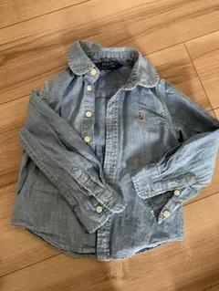 Polo Ralph Lauren デニムブルー 3T シャツ