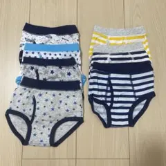 ベビー肌着・下着 7枚セット ストライプ 星柄