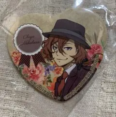 文豪ストレイドッグス×SWEETS 中原中也　ハート缶バッジ
