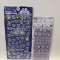 シマエナガ　ジュエルプチドロップ　ドロップブロックシール　タイルシール