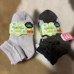 【15〜20㌢】女児 ひんやりCOOLソックス 5足組