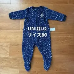 UNIQLO フリース　ジャンプスーツ☆ミッキー柄