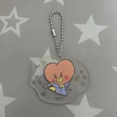 BT21 ハート型アクリルキーホルダー