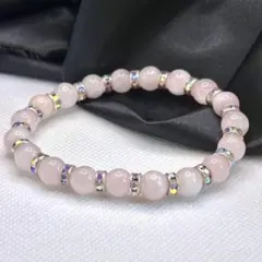 ローズクォーツ　ブレスレット　約7ｍｍ　約16cm　 特価 　天然石