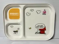 スヌーピー ウッドストック ランチプレート 25cm 食洗機対応