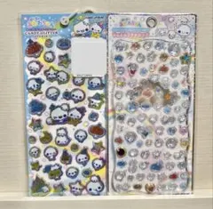 ぷくぷくあわわちゃん　　ジュエルプチドロップ　 キャンディグリッターシール