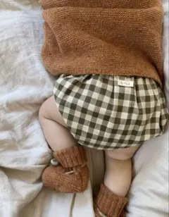 organic zoo ギンガムチェックパンツ　ブルマ