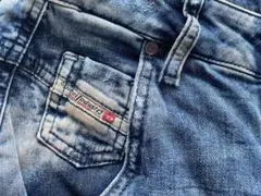 DIESEL デニム スウェット パンツ ジョグジーンズ ダメージ加工 立体裁断