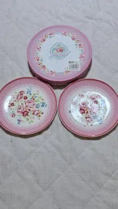 お値下げしました。ロイヤルアーデン花柄ピンクプレート2枚セット陶器製品のサムネイル