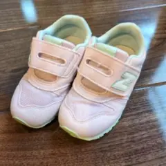 New Balance スニーカー 16cm IZ373 ピンク/ミント 洗い済