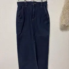 GU デニムロングスカート インディゴ Mサイズ