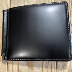 大幅値下げ MOMO 新品未使用　BOX付　コードバン×水牛革　マネークリップ