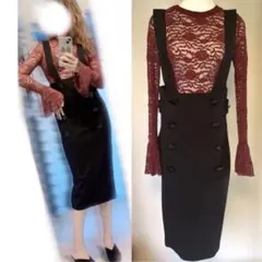 ZARA サロペットスカート美品Mのサムネイル