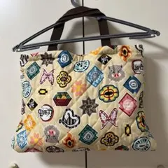 キルティングバッグ　トートバッグ　エコバッグ　鬼滅の刃柄