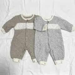 バースデイ　カバーオール　オーガニックコットン　60 70 サイズ