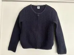 PETIT BATEAU ネイビーキルティング　ジャケット 8ans 128cm