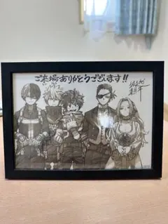 劇場版 僕のヒーローアカデミア 入場者特典 第4弾 ビジュアルボード　額入り