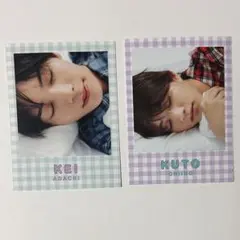 明星 Myojo 2026年 2月号 厚紙 安達慶 千井野空翔 寝顔&寝相カード