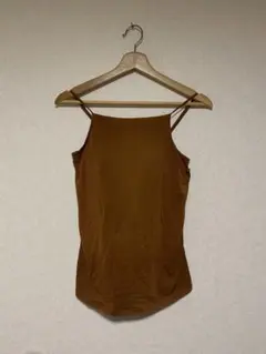 UNIQLO マメクロゴウチ エアリズムコットンブラキャミソール ブラウン M